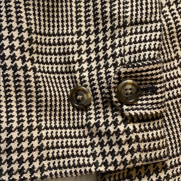 Lauren Ralph Lauren Brown Houndstooth Swing Jacket - Picture 8 of 11